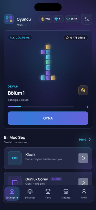 BLOOCK home screen showing campaign progress